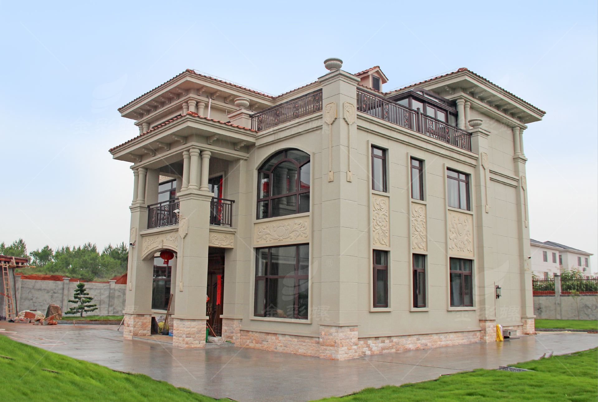 吉水縣永新，型號(hào)6125，荔枝面深槽，海棠角，十字分格.jpg